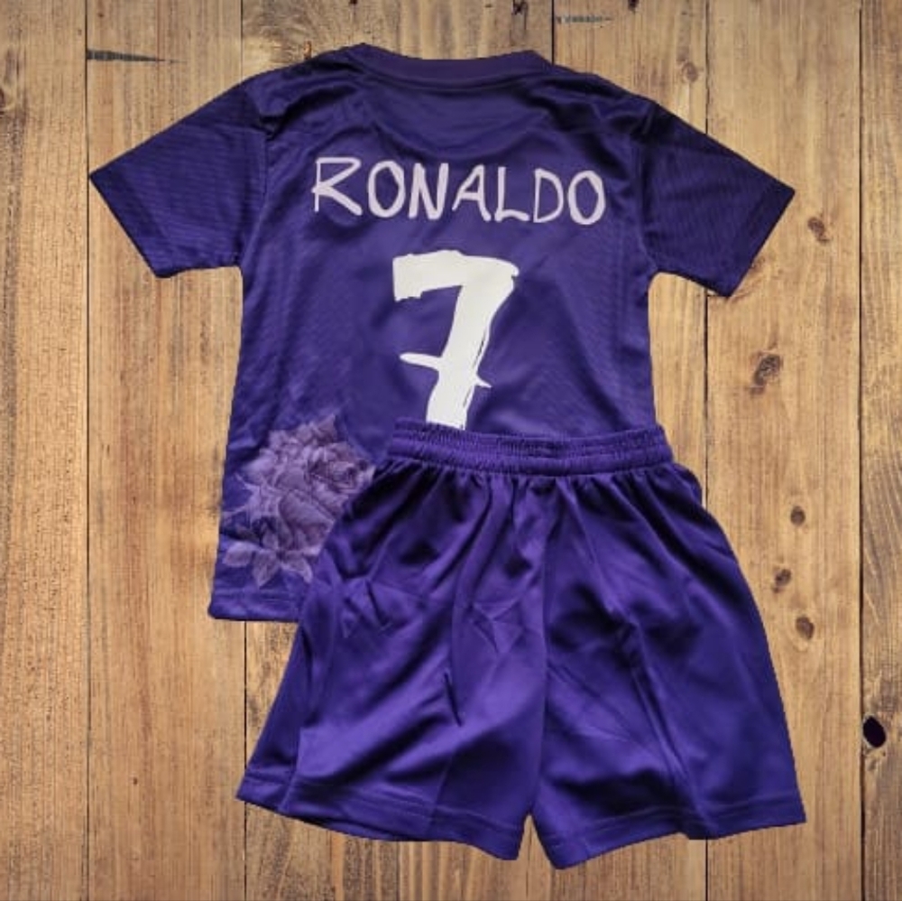 Madrid Ronaldo kid's soccer uniform